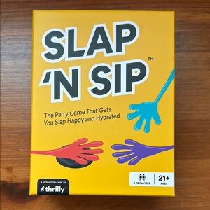 Thrill Slap 'N Sip Party Game - Yellow